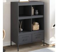 vidaXL Buffet haut anthracite 68x39x101,5 cm acier