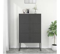 vidaXL Buffet haut - Anthracite - 80x35x135 cm