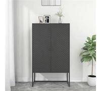 Buffet haut Anthracite 80x35x135 cm Acier
