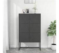 vidaXL Buffet haut - Anthracite - 80x35x135 cm