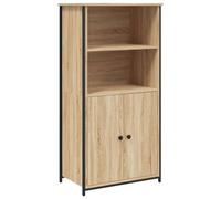 vidaXL Buffet haut Armoire avec portes 62×36×121,5 cm Chêne Sonoma bois d'ingénierie Industriel