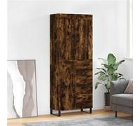 vidaXL Buffet Haut Chêne Fumé 69,5x34x180 cm