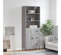 vidaXL Buffet haut - Sonoma gris