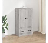vidaXL Buffet haut Sonoma gris – Bois d'ingénierie 60×35,5×103,5 cm
