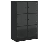 vidaXL Buffet haut – Noir
