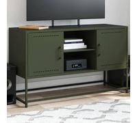 vidaXL Buffet haut 846535 – blanc, acier, 36x39x107 cm