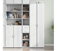 vidaXL Buffet haut blanc 30x42,5x185 cm bois d'ingénierie 846236