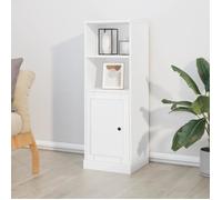 Buffet haut blanc 36x35,5x103,5 cm bois d ingénierie blanc G
