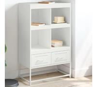 vidaXL Buffet Haut Blanc 68x39x111,5 cm