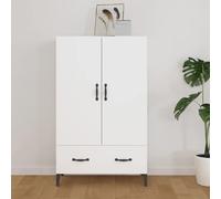 VIDAXL Buffet haut Blanc 70x31x115 cm