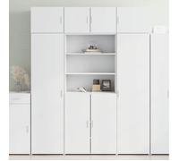 vidaXL Buffet haut blanc 80x42 5x185 cm bois d'ingénierie 3281378