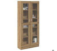 vidaXL Buffet haut chêne artisanal 82,5x30,5x185 cm bois d'ingénierie 3318721
