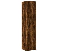 vidaXL Buffet haut 3281403 chêne fumé – Bois d'ingénierie 40x42,5x185 cm