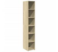 vidaXL Buffet Haut chêne Sonoma 30x41x185 cm Bois d'ingénierie, Buffet, Placard, Armoire latérale, Armoire, Armoire de Rangement, Armoire Haute