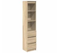 vidaXL Buffet Haut chêne Sonoma 37,5x35x180 cm Bois d'ingénierie