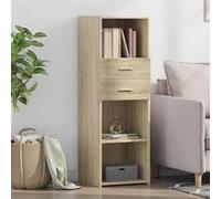 vidaXL Buffet haut Chêne Sonoma 40×42,5×124 cm Bois d'ingénierie