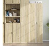 vidaXL Buffet haut Chêne sonoma – Bois d'ingénierie – 40×42,5×185 cm