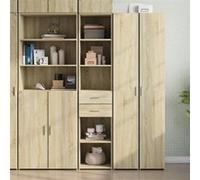 vidaXL Buffet haut Chêne Sonoma – Bois d'ingénierie 40×42,5×185 cm
