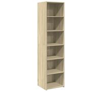 vidaXL Buffet haut Sonoma chêne – Bois d'ingénierie 45x41x185 cm – Marron