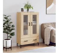 vidaXL Buffet haut chêne Sonoma 69,5 x 31 x 115 cm bois d'ingénierie 828303