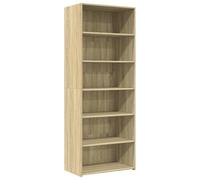 vidaXL Buffet haut Chêne Sonoma 70x41x185 cm Bois d'ingénierie Marron