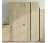vidaXL Buffet haut chêne Sonoma 70×42,5×185 cm Bois d'ingénierie