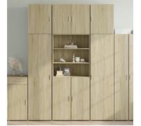 vidaXL Buffet haut Chêne Sonoma – Bois d'ingénierie 80×42,5×249 cm – 3281359