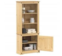 vidaXL Buffet haut Corona 74x38x170 cm bois de pin massif 4002782