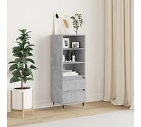 Vidaxl Buffet haut - Gris béton