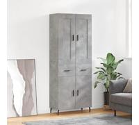 vidaXL Buffet haut - Gris béton