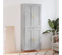 vidaXL Buffet haut - Gris béton