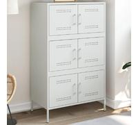 VIDAXL Buffet haut industriel - Blanc