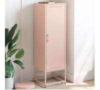vidaXL Buffet haut 846525 – Acier 36x39x123 cm – Rose