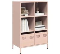 vidaXL Buffet haut 851383 68x39x103,5 cm acier rose