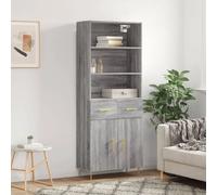 vidaXL Buffet haut - Sonoma gris