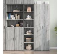 vidaXL Buffet haut sonoma gris 40x41x185 cm bois d'ingénierie