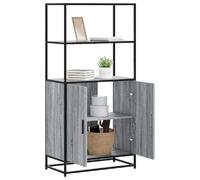 vidaXL Buffet haut Sonoma Gris 68x35x139 cm