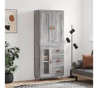 vidaXL Buffet haut Sonoma gris