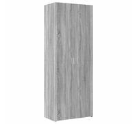 vidaXL – Buffet haut Sonoma gris – 70×42,5×185 cm – Bois d'ingénierie