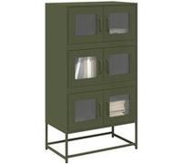 vidaXL Buffet haut - Vert Olive
