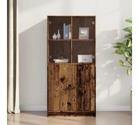 vidaXL Buffet haut - Vieux Bois