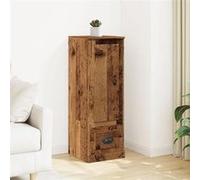 vidaXL Buffet haut Vieux Bois 36x35,5x103,5 cm Bois d'ingénierie Marron G