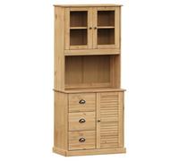 vidaXL Buffet Haut Vigo 78x40x175 cm Bois Massif de pin