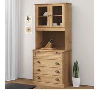 vidaXL Buffet haut VIGO 80x40x176 cm bois massif de pin 3200583