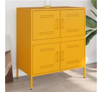 Vidaxl Buffet - Jaune moutarde