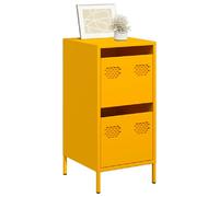 vidaXL Buffet jaune moutarde