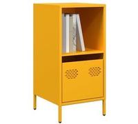 vidaXL Buffet jaune moutarde 35x39x73,5 cm