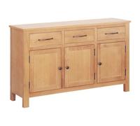vidaXL Buffet Marron 112 x 33.5 x 70 cm Chêne Massif