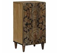 vidaXL Buffet Marron 40 x 33,5 x 75 cm Bois de Mangue Massif, Salon, Buffet Moderne, Rangements Chics, Organisateur stylé, Décor Contemporain, Meubles efficaces