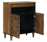 vidaXL Buffet Marron 60 x 33,5 x 75 cm Bois de mangue massif